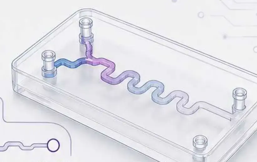 AcroDiffusion microfluidic chip design cropped from the Acrofluidic catalogue